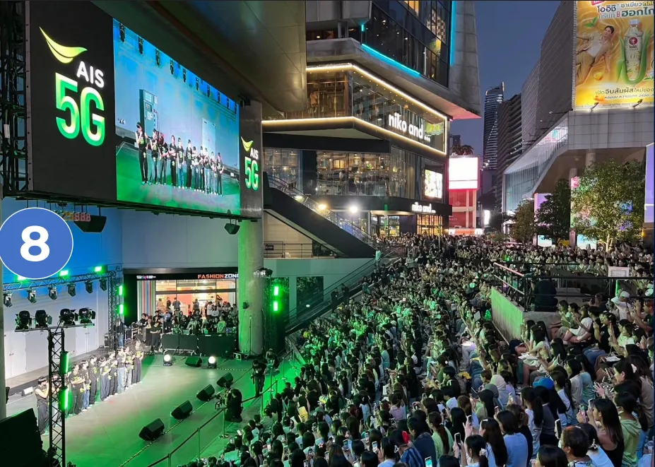 Siam Square 1: LED 8 Screens