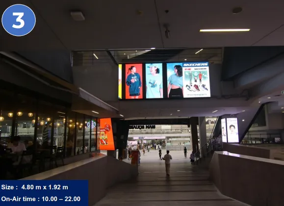 Siam Square 1: LED 8 Screens